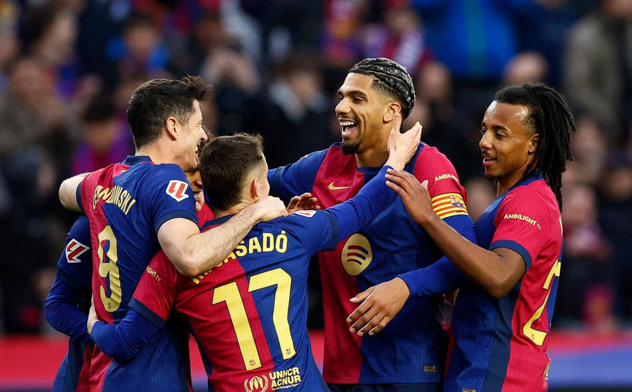 巴塞罗那全队状态正佳,豪取胜利 巴塞罗那全队状态正佳,豪取胜利